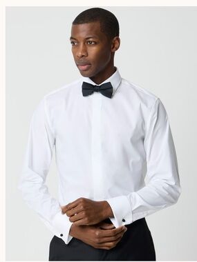 J. Crew Factory Thompson tuxedo shirt - White